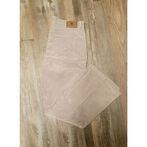 Lauren Ralph Lauren Womens Beige Corduroy Wide Leg Pants Size 12